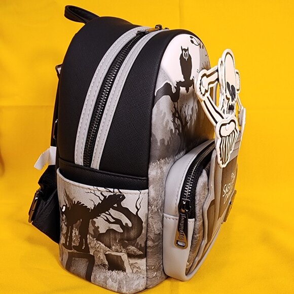 Loungefly Disney The Skeleton Dance Glow in Dark Mini Backpack Silly Symphony - Picture 7 of 15